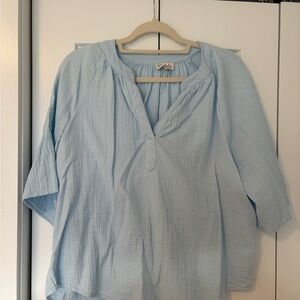 Wonderly Light Blue Blouse